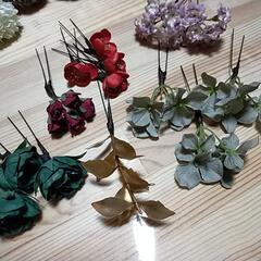 成人式などに。髪飾り色々の画像