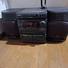 aiwaのコンポ　ラジオ　スピーカー