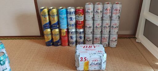 【激安】ビール＆チューハイサワー合計100本 画像分まとめ売りします。