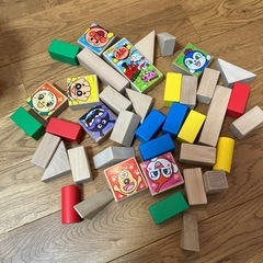 アンパンマン　筒入り積み木の画像