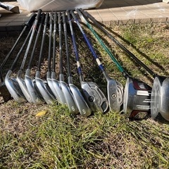 ミズノ　アイアンセット他、クラブ、ユーティリティ、パター一式(1...