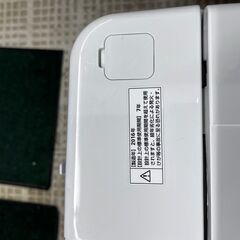 【引取限定】AQUA 洗濯機 AQW-S60D 2016年製 6キロの画像