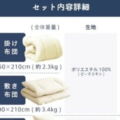 西池袋ふとんセット無料の画像