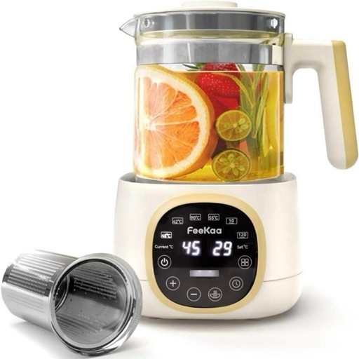 電気ケトル ポット 1.3L 温度調節（±1℃） 72時間保温 湯沸かしケトル