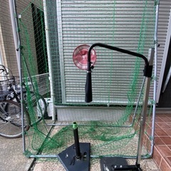 野球　バッティングネット　バッティングティーなどセット