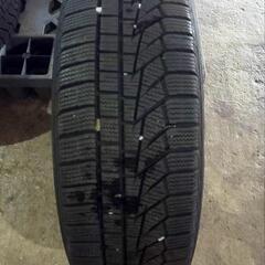 委託品　スタッドレス付き　LEBEN １５インチ アルミホイール 4穴 PCD100 6J ET40 ハンコック タイヤ 175/65R15 ２２年製 カローラフィールダー フリードの画像