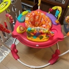 Amazon限定　フィッシャープライス ジャンパルー　ピンク　花
