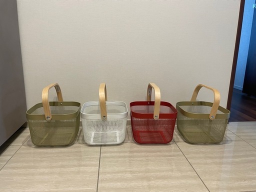 【取引中】IKEA リーサトルプ　収納ボックス　4つ