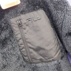 未使用タグ付き FILA メンズ  Mサイズ フリース プルオーバー ブラック フィラ トップス ☆ 札幌市 北区 屯田 の画像