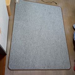 コウデン 広電 ホットカーペット 1.5畳相当 フローリングタイプ 暖房 防寒 暖かい KWC-153WB 動作確認済 132×176センチの画像