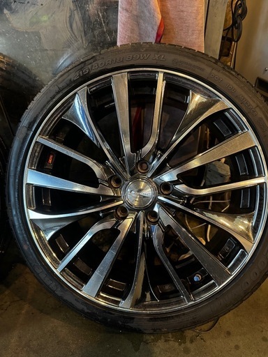 WEDS タイヤホイールセット 4本セット 18インチ