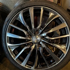 WEDS タイヤホイールセット 4本セット 18インチ