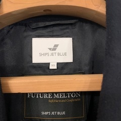 SHIPS JET BLUE メンズ　チェスターコート　XSの画像