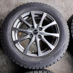 15インチアルミホイール＋スタッドレスタイヤ　185.65.15バリ山　４本セット 早い者勝ち！！の画像