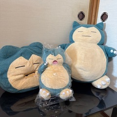交渉可能！カビゴンのあくび ティッシュケースとぬいぐるみセット