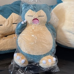 交渉可能！カビゴンのあくび ティッシュケースとぬいぐるみセットの画像