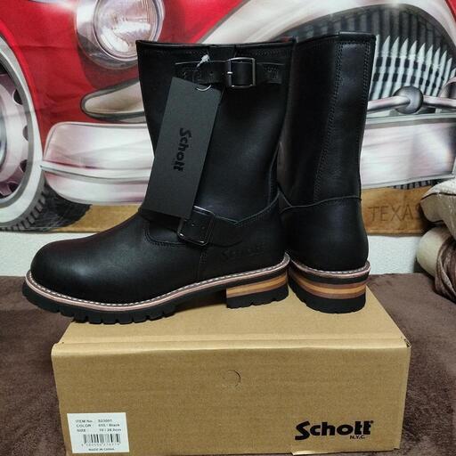 未使用新品☆Schott エンジニアブーツ 28.0cm