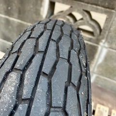 中古バイクタイヤ、使ってください。の画像