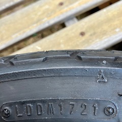 中古バイクタイヤ、使ってください。の画像