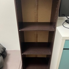 ニトリ　カラーボックス　ブラウン

