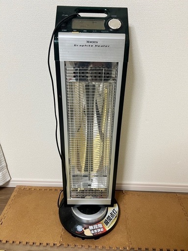森田電工/MORITA 遠赤外線ストーブ（リモコン欠品） グラファイトヒーター MS-GR900A 首振り 温度調節 タイマー