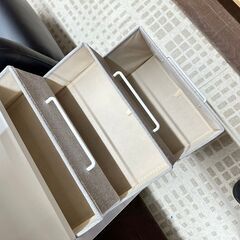 1/10デスク 収納付き ホワイト パソコンデスク 机の画像