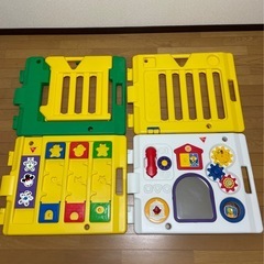 ベビーサークル　日本育児　ミュージカルキッズランド　8枚　ベビー...