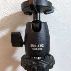 0円　中古　SLIK 4段式一脚自由雲台付の画像