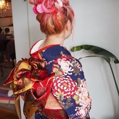 成人の日 ヘアーメイク着付け ロケーション撮影