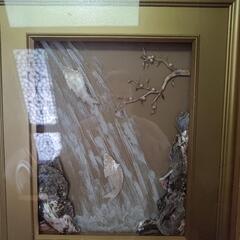 立体的な魚の壁掛けアート 真珠 鯉