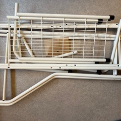 【受付終了】【幅伸縮】洗濯機収納ランドリーラックの画像