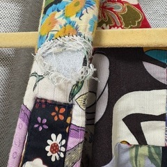 ハンドメイド風パッチワークリュックサックの画像