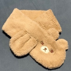 キッズ ベビー くまさん ファー マフラー 防寒