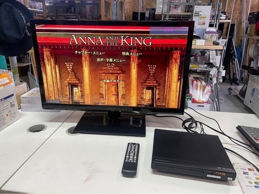お話中　TEES　ティーズネットワーク(株)　DVDプレーヤー　DVD-2171　コンパクト　黒　ブラック　稼働確認済　中古品　③