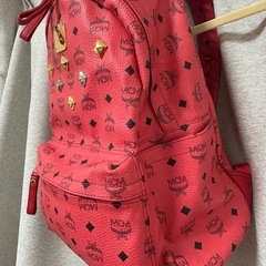  (韓国購入) MCMのレザーリュックサック（保管袋付き）  の画像