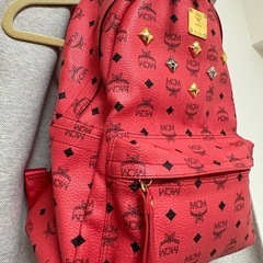  (韓国購入) MCMのレザーリュックサック（保管袋付き）  の画像
