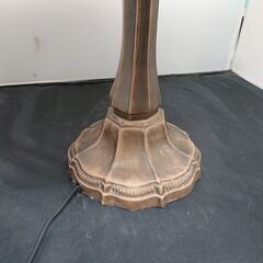 ステンドグラス テーブルライト 薔薇 ローズ ランプ アンティーク レトロ/8Jの画像