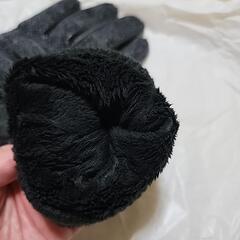 革手袋（ツイード柄）の画像