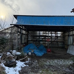 大型物置 大崎市 古川 屋根付き物置