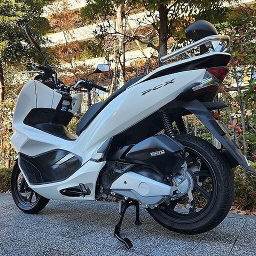 ★HONDA PCX125「スマートキーJF81」走行1.1万km台 バックレスト付★東京/大田区【下取OK】