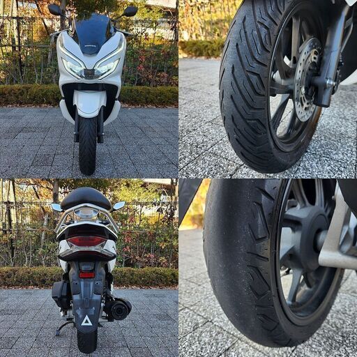 ★HONDA PCX125「スマートキーJF81」走行1.1万km台 バックレスト付★東京/大田区【下取OK】