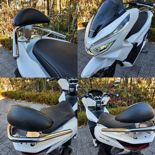 ★HONDA PCX125「スマートキーJF81」走行1.1万km台 バックレスト付★東京/大田区【下取OK】
