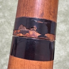 琴古流尺八【坂野如延　銘】2つ折  時代和楽器の画像
