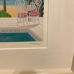 トーマス・マックナイト　鉛筆直筆サイン入り シルクスクリーン　絵画　版画　風景画　海 の画像