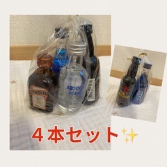 岡山市◎お酒　リキュール　ウォッカ　４本セット　