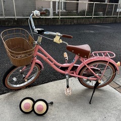 子供用自転車　ハッチ　16インチ　ピンク