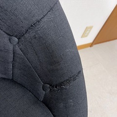 お洒落なソファチェア(ネイル・子供部屋)の画像