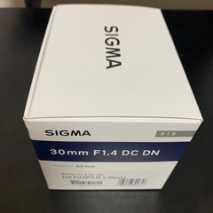 Sigma 30 f1.4 x mount