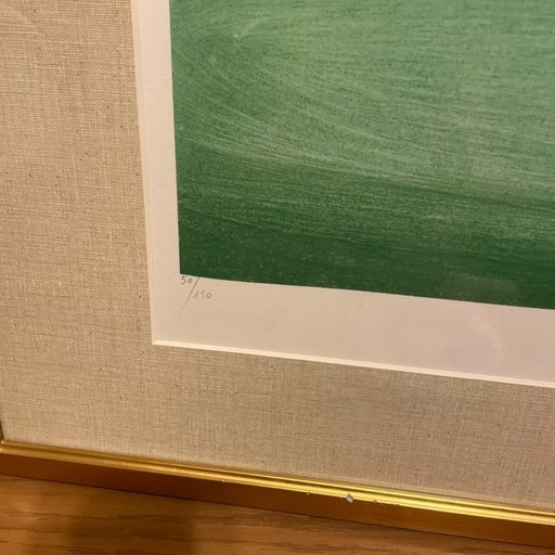  【版画】[ジャック・デベルト] ゴルフ場直筆サイン