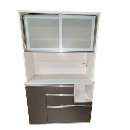 【ジ1227-33】２つに分解可能❗️ニトリ 食器棚 収納家具 キッチン家具